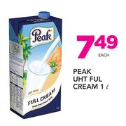 Peak UHT Full Cream-1Ltr