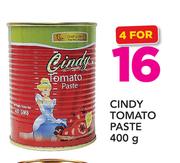 Cindy Tomato Paste-4X400gm