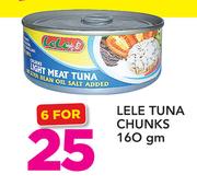 Lele Tuna Chunks-6X160gm