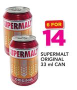 Supermalt Original Can-6X33ml