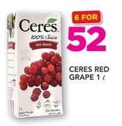 Ceres Red Grape-6X1Ltr