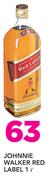 Johnnie Walker Red Label-1Ltr