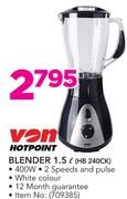 Von Hotpoint 1.5Ltr Blender HB 240CK