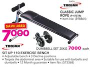 Trojan Sit Up 110 Exercise Bench