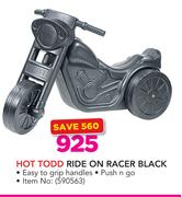 Hot Todd Ride On Racer Black