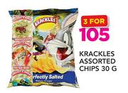 Krackles Assorted Chips-3X30gm