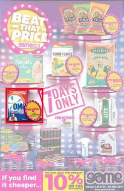 Game Malawi : Beat that Price - Groceries (14 Dec - 20 Dec 2017), page 1