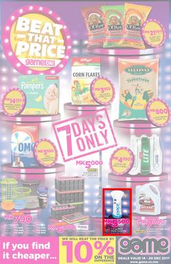 Game Malawi : Beat that Price - Groceries (14 Dec - 20 Dec 2017), page 1