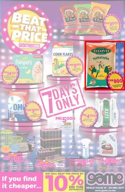 Game Malawi : Beat that Price - Groceries (14 Dec - 20 Dec 2017), page 1