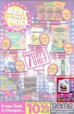 Game Malawi : Beat that Price - Groceries (14 Dec - 20 Dec 2017), page 1