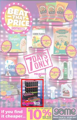 Game Malawi : Beat that Price - Groceries (14 Dec - 20 Dec 2017), page 1