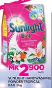 Sunlight Handwashing Powder Tropical Bag-2Kg