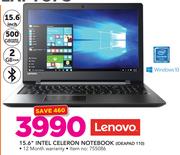 Lenovo 15.6" Intel Celeron Notebook IDEAPAD 110