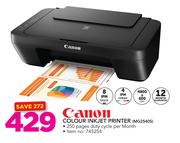 Canon Colour Inkjet Printer MG2540S