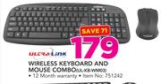 Ultra Link Wireless Keyboard And Mouse Combo UL-KB-WM03