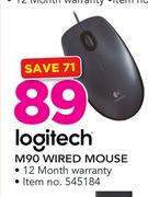 Logitech M90 Wired Mouse