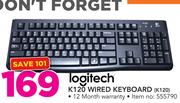 Logitech K120 Wired Keyboard K120