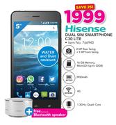 Hisense Dual Sim Smartphone C30 Lite With Free Bluetooth Speaker