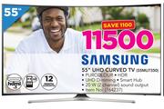 Samsung 55" UHD Curved TV 55MU7350