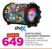 Shox Ghetto Boss Bluetooth Speaker