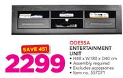 Odessa Entertainment Unit Excluding Accessories