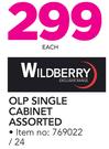Wildberry OLP Single Cabinet Assorted