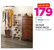 Mainstays 30 pair Shoe Rack