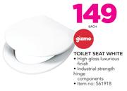 Gizmo Toilet Seat White