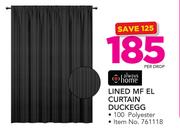 Always Home Lined MF EL Curtain Duckegg-Per Drop