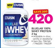 USN Bluelab 100% Whey Protein In Choc, Vanilla Or Strawberry-2Kg