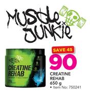 Muscle Junkie Creatine Rehab-650g