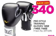 Everlast Pro Style Training Gloves 120Z/140Z/160Z
