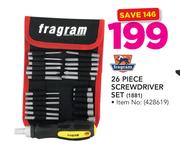 Fragram 26 Piece Screwdriver Set