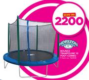 Horizon Trampolines Bounce Trampoline 10 Foot Combo 