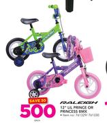 Raleigh 12" Lil Prince Or Princess BMX-Each