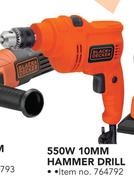 Black & Decker 550W 10mm Hammer Drill