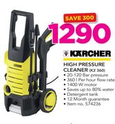 Karcher High Pressure Cleaner K2 360