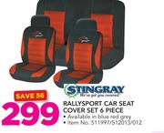 Stingray 6 Piece Rallysport Car Seat Cover Set 