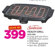 Sunbeam Health Grill SHG-300