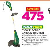 Trimtech 650W Electric Garden Trimmer