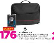 Volkano 28cm Laptop Bag + Mouse