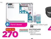 Parrot Whiteboard + Parrot Cleaner