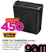 Fellowes Strip Cut Shredder
