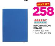 Parrot Information Board