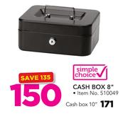 Simple Choice Cash Box 10"