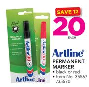 Artline Permanent Marker-Each