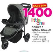 Little One Deluxe 3 Wheel Jogger