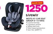 Safeway Moto x 1 Car Seat Group 0 1 0-18Kg