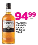 Teachers Blended Scotch Whiskey-750ml