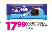 Cadbury Oreo Chocolate Slab-120g